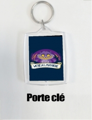 Porte clé photo We're all mad here