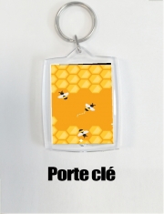 Porte clé photo Yellow hive with bees
