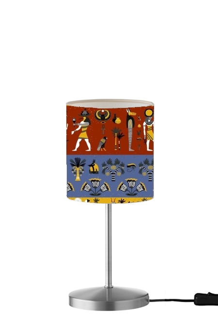 Lampe de table Ancient egyptian religion seamless pattern