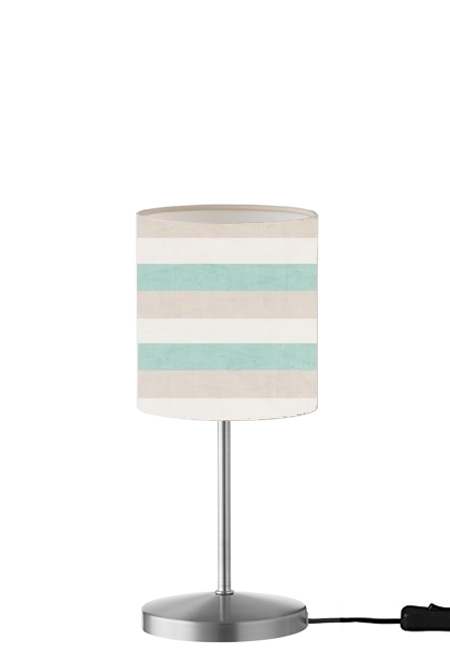 Lampe de table aqua and sand stripes
