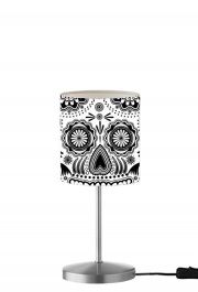 Lampe de table black and white sugar skull
