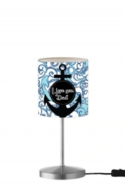 Lampe de table Blue Water - I love you Dad