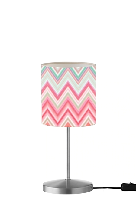 Lampe de table colorful chevron in pink