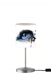 Lampe de table Chaton regard bleu