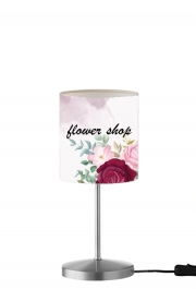 Lampe de table Logo Fleuriste avec texte personnalisable