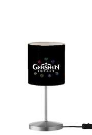 Lampe de table Genshin impact elements