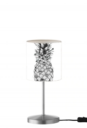 Lampe de table Ananas en noir et blanc