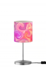 Lampe de table pink and orange swirls