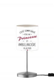 Lampe de table C'est compliqué d'être une princesse et ambulancière