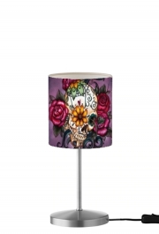 Lampe de table Skull Flowers Violet