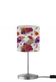 Lampe de table Fleur passion tropicale