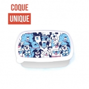 Boite a Gouter Repas Dogs seamless pattern