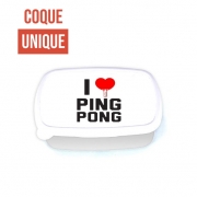 Boite a Gouter Repas I love Ping Pong