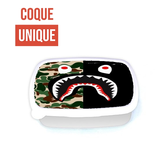 Boite a Gouter Repas Shark Bape Camo Military Bicolor