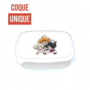 Boite a Gouter Repas The Promised Neverland - Emma, Ray, Norman Chibi
