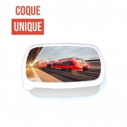 Boite a Gouter Repas Train rouge a grande vitesse