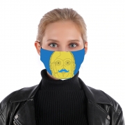 Masque alternatif Droid Moustache