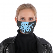 Masque alternatif octopus Blue cartoon