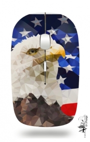 Souris sans fil avec récepteur usb American Eagle and Flag