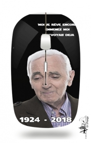 Souris sans fil avec récepteur usb Aznavour Hommage Fan Tribute