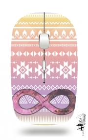 Souris sans fil avec récepteur usb Pink Aztec Infinity