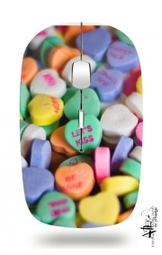 Souris sans fil avec récepteur usb Bonbon Candy Hearts