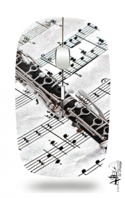 Souris sans fil avec récepteur usb Clarinette Musical Notes