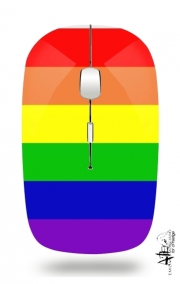 Souris sans fil avec récepteur usb Drapeau Arc En Ciel Gay - Rainbow flag