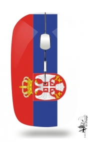 Souris sans fil avec récepteur usb Drapeau Serbie