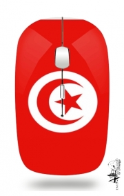 Souris sans fil avec récepteur usb Drapeau Tunisie