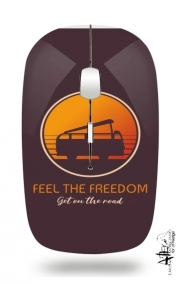 Souris sans fil avec récepteur usb Feel The freedom on the road