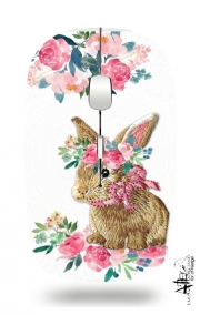 Souris sans fil avec récepteur usb Flower Friends bunny Lace Lapin
