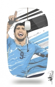 Souris sans fil avec récepteur usb Football Stars: Luis Suarez - Uruguay