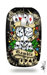 Souris sans fil avec récepteur usb Love Gamble Poker