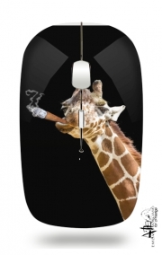 Souris sans fil avec récepteur usb Girafe smoking cigare