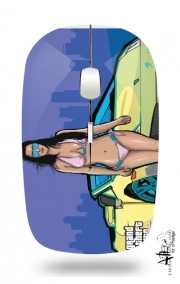 Souris sans fil avec récepteur usb GTA collection: Bikini Girl Florida Beach