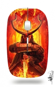 Souris sans fil avec récepteur usb Hellboy in Fire