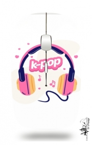 Souris sans fil avec récepteur usb I Love Kpop Headphone