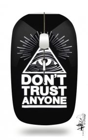 Souris sans fil avec récepteur usb Illuminati Dont trust anyone