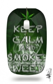 Souris sans fil avec récepteur usb Keep Calm And Smoke Weed