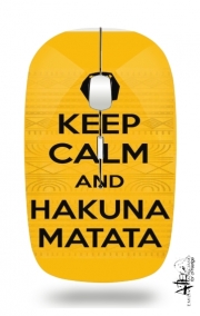 Souris sans fil avec récepteur usb Keep Calm And Hakuna Matata