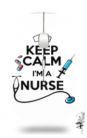 Souris sans fil avec récepteur usb Keep calm I am a nurse