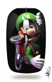 Souris sans fil avec récepteur usb Luigi Mansion Fan Art