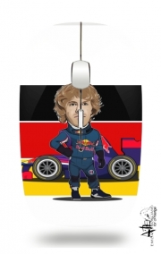 Souris sans fil avec récepteur usb MiniRacers: Sebastian Vettel - Red Bull Racing Team