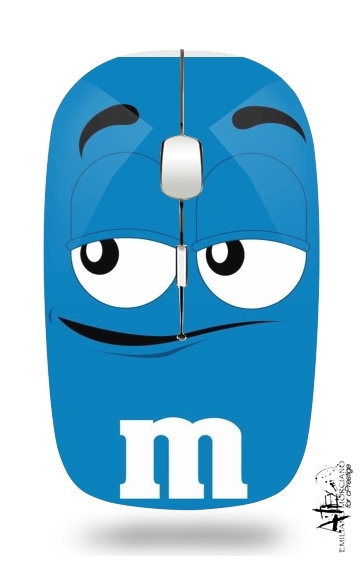 Souris sans fil avec récepteur usb M&m's Bleu