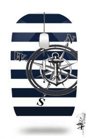 Souris sans fil avec récepteur usb Navy Striped Nautica