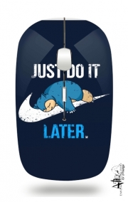 Souris sans fil avec récepteur usb Nike Parody Just do it Late X Ronflex