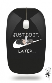 Souris sans fil avec récepteur usb Nike Parody Just do it Later X Shikamaru