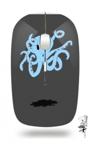 Souris sans fil avec récepteur usb octopus Blue cartoon