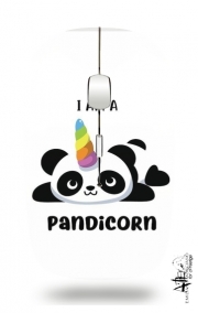 Souris sans fil avec récepteur usb Panda x Licorne Means Pandicorn